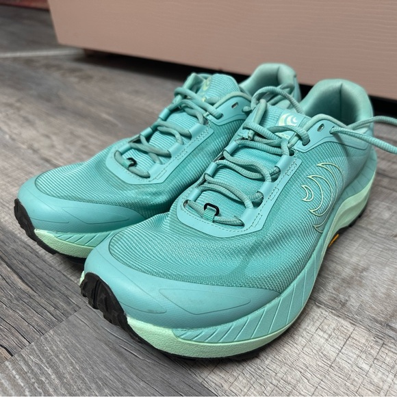 Topo MTN Racer 3 Women's size 8.5 trail runners teal - Picture 3 of 6